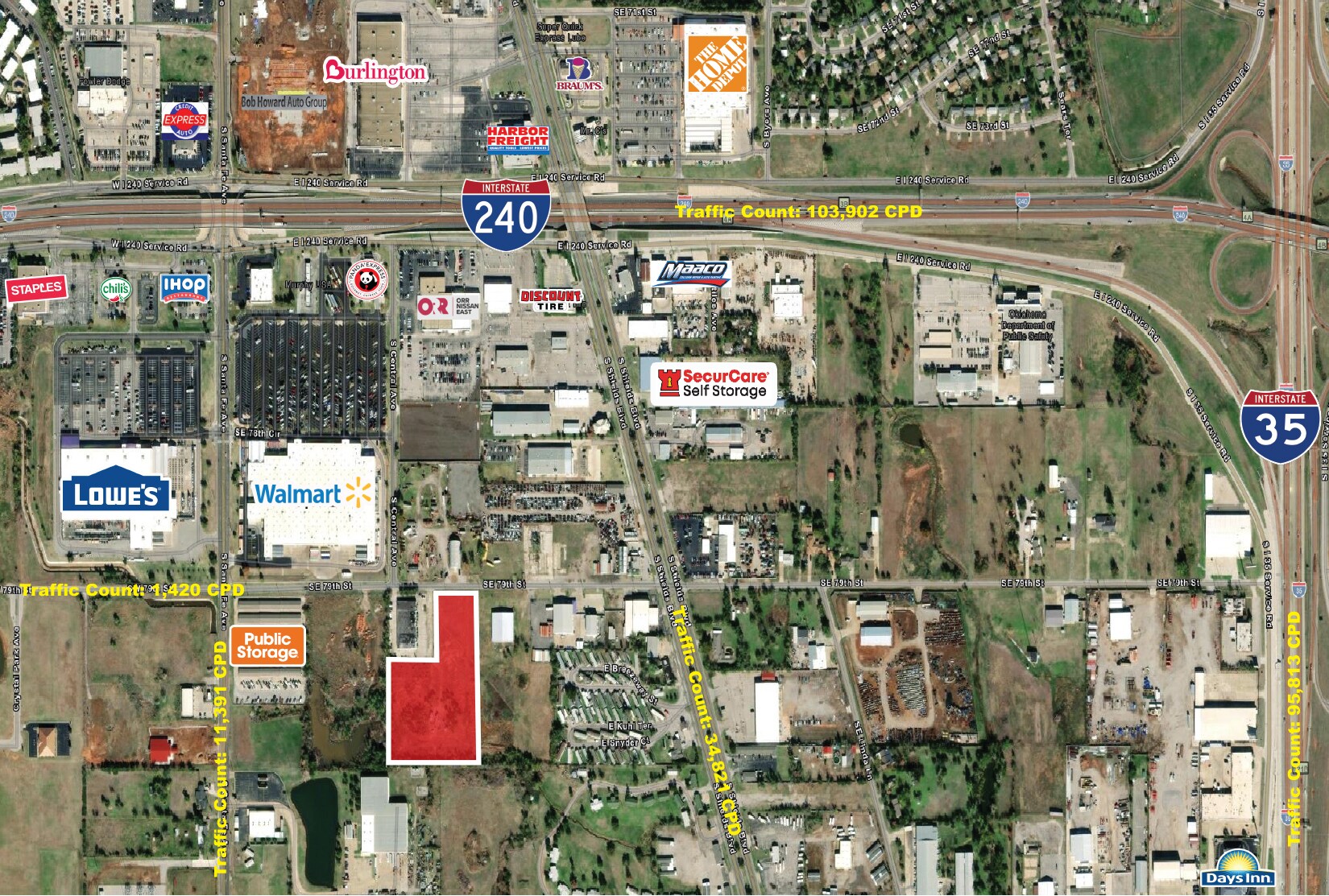 220 SE 79th St, Oklahoma City, OK à vendre Aérien– Image 1 sur 3