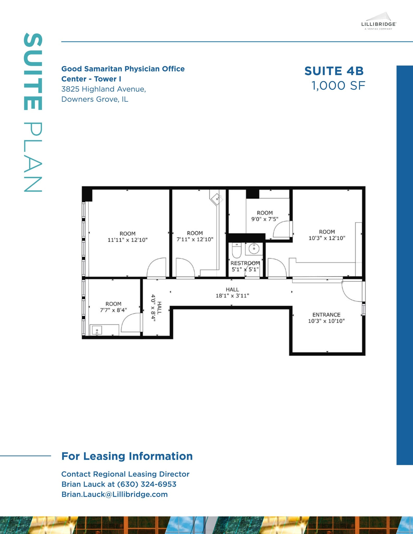 3825 Highland Ave, Downers Grove, IL à louer Plan de site– Image 1 sur 1