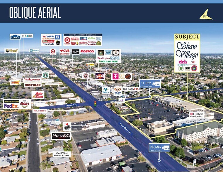 424-460 W Shaw Ave, Clovis, CA à vendre - Photo de l’immeuble – Image 3 sur 9