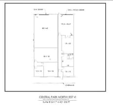 2500 Central Pky, Houston, TX à louer Plan d’étage– Image 1 sur 1