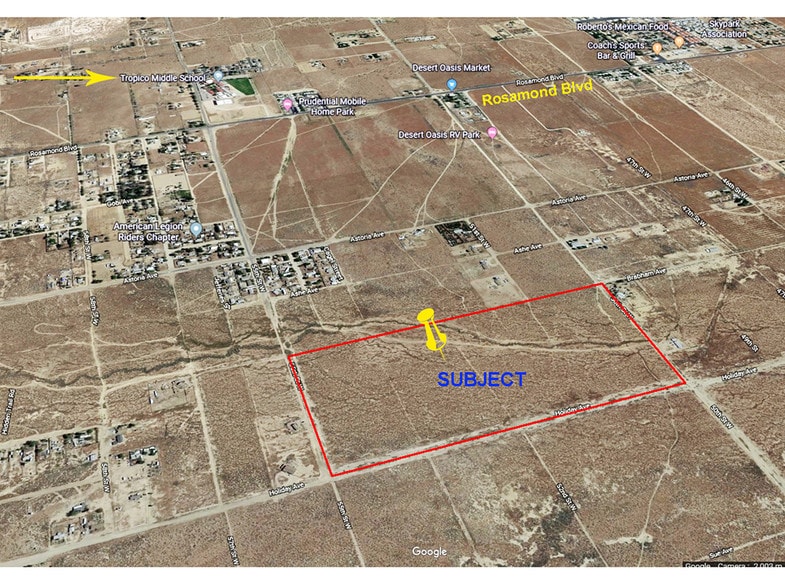 Holiday Ave And 50-55 St West, Rosamond, CA à vendre - Photo principale – Image 1 sur 18