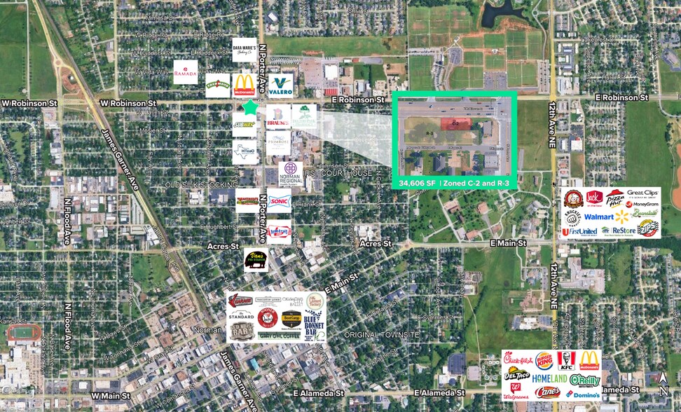 Porter Ave and Robinson St, Norman, OK à vendre - Photo de l’immeuble – Image 2 sur 2