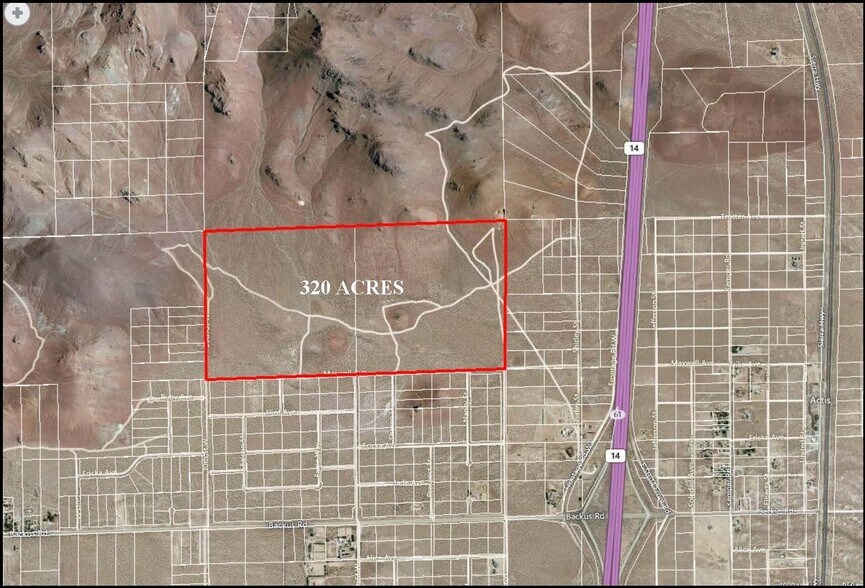 Maxwell, Mojave, CA à vendre - Aérien – Image 1 sur 2