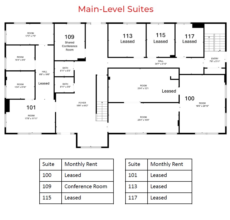 6302 Odana Rd, Madison, WI à louer Plan d’étage– Image 1 sur 2