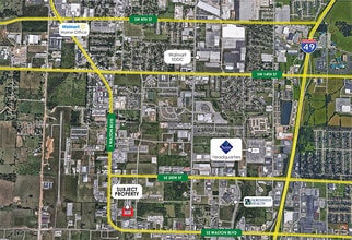 212 SE 34th St, Bentonville, AR - VUE AÉRIENNE  vue de carte