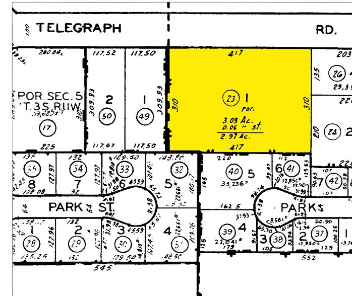 13112-13126 Telegraph Rd, Santa Fe Springs, CA à louer - Plan cadastral – Image 3 sur 7