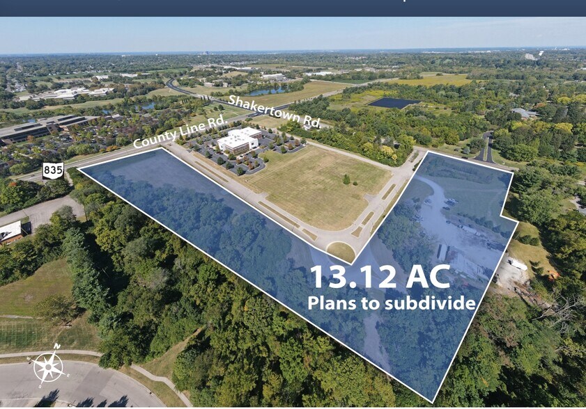 Shakertown Rd & County Line Rd, Dayton, OH à louer - Plan cadastral – Image 2 sur 3