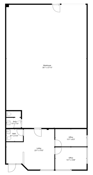 11887-11897 Belden Ct, Livonia, MI à louer - Plan d’étage – Image 2 sur 23