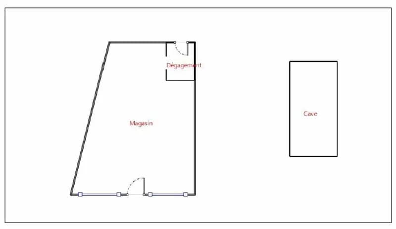 Local commercial dans Dijon à louer - Plan d’étage – Image 3 sur 3