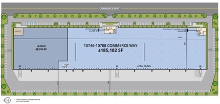 10746-10788 Commerce Way, Fontana, CA à louer Plan de site– Image 1 sur 1