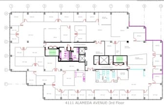 4111 W Alameda Ave, Burbank, CA à louer Plan d’étage– Image 1 sur 1