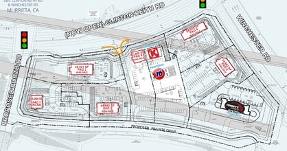 Winchester Rd, Murrieta, CA à louer Plan de site– Image 1 sur 1