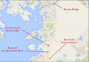 4 Crane Cir, Cataumet, MA - Vue aérienne vue de carte - Image1