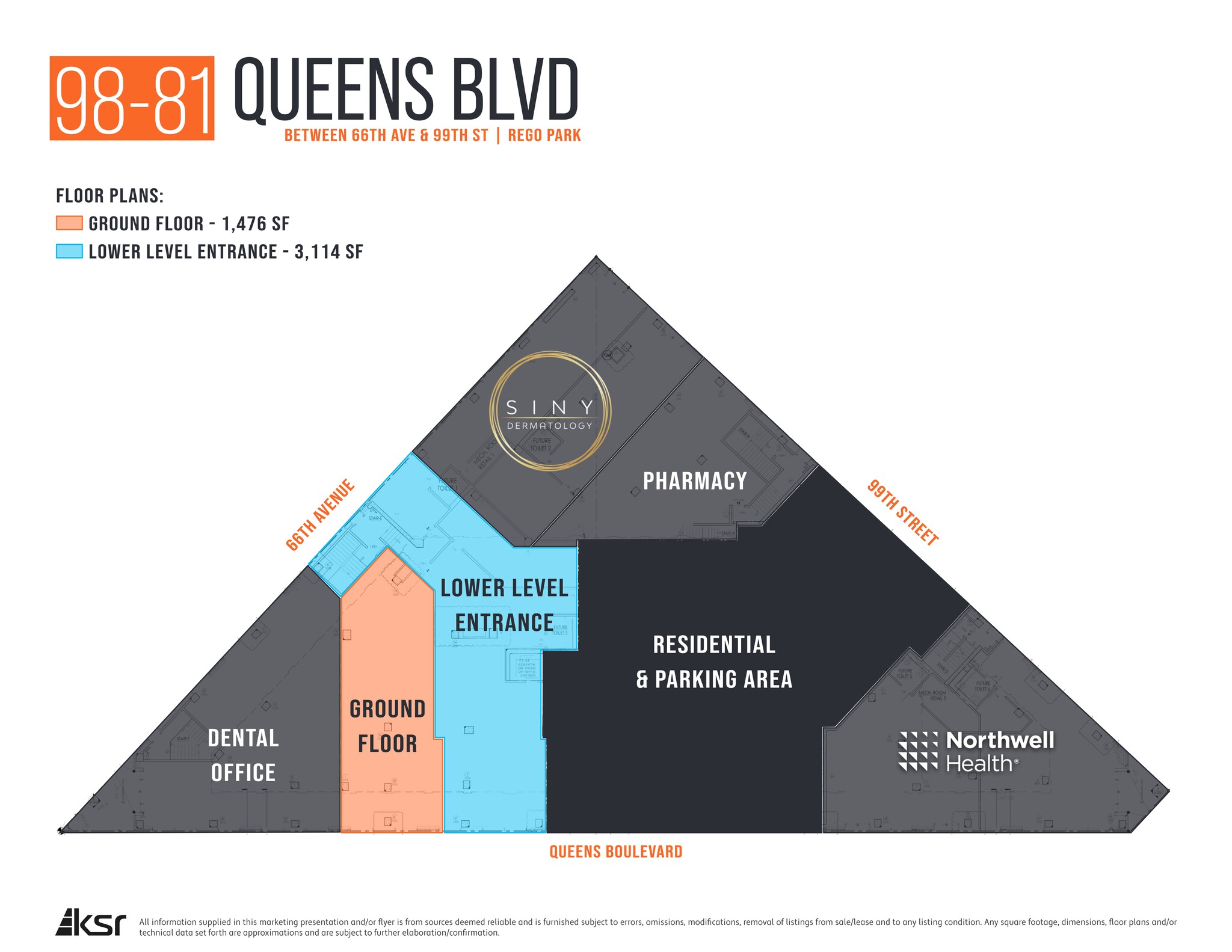 98-81 Queens Blvd, Rego Park, NY à louer Plan de site– Image 1 sur 4