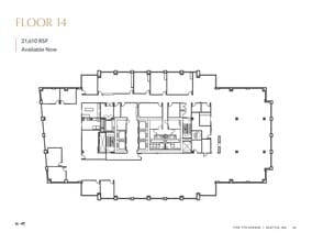 1700 7th Ave, Seattle, WA à louer Plan d’étage– Image 1 sur 1