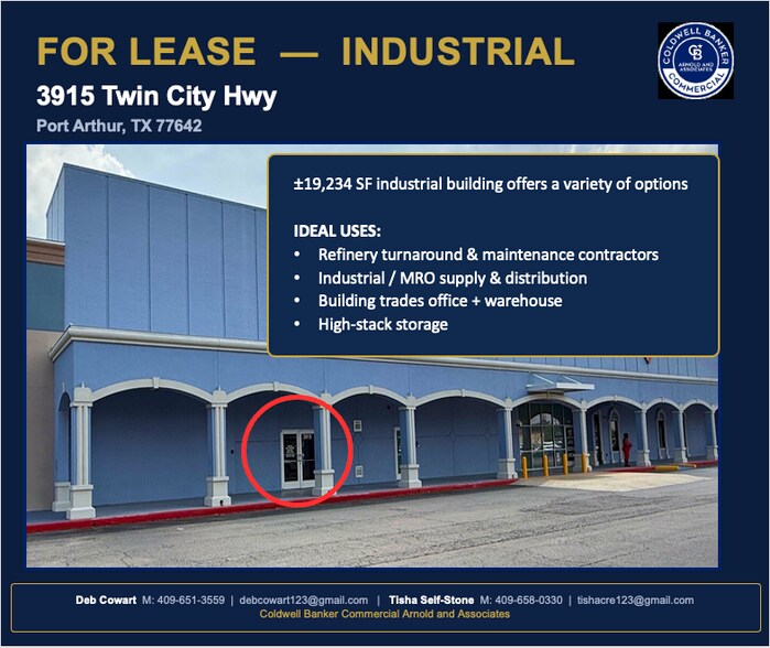3719-3931 N Twin City Hwy, Port Arthur, TX à louer - Photo de l’immeuble – Image 1 sur 7