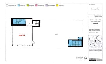 224-226 Richmond St W, Toronto, ON à louer Plan d’étage– Image 1 sur 1