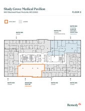 9601 Blackwell Rd, Rockville, MD à louer Plan d’étage– Image 1 sur 4