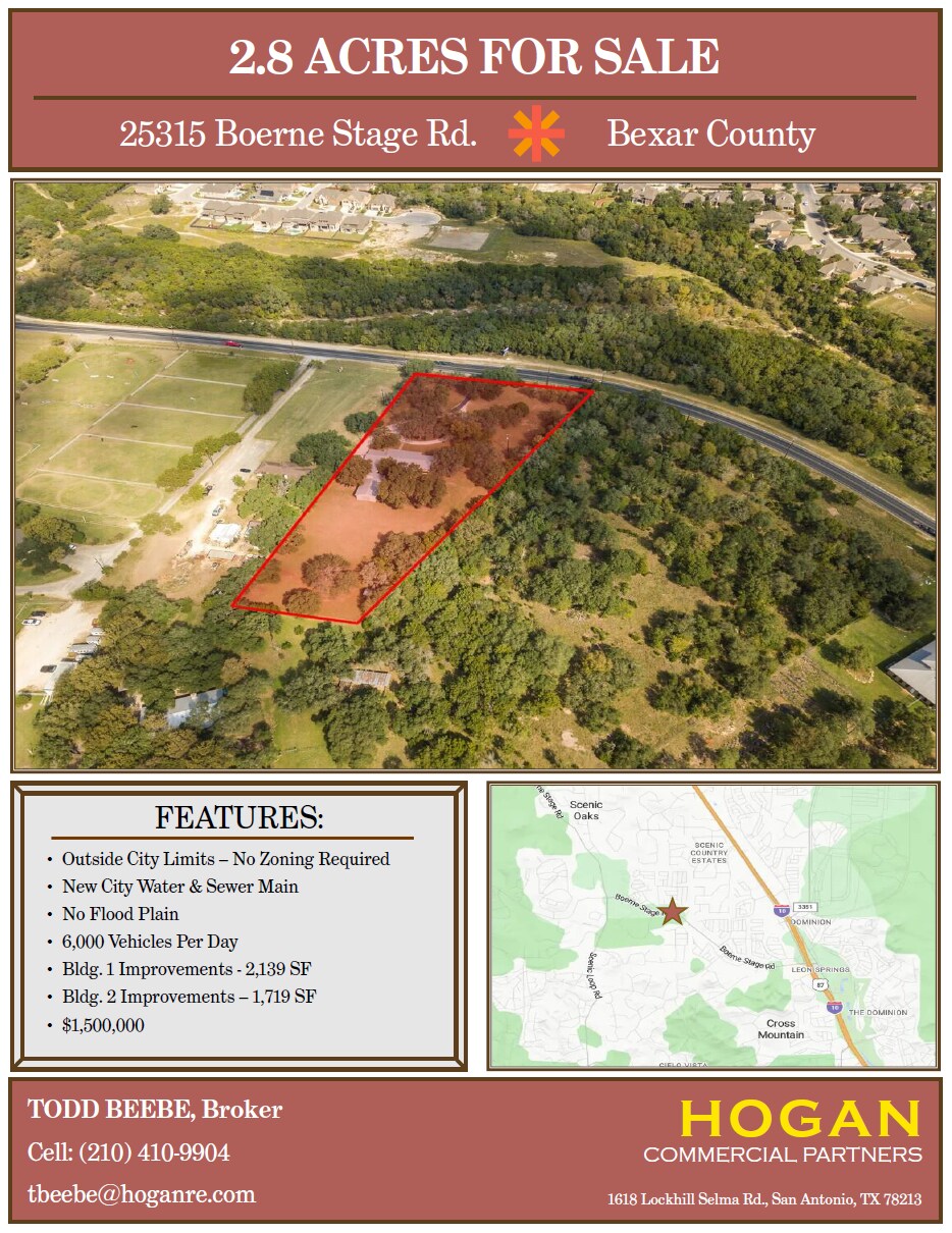25315 Boerne Stage Rd, San Antonio, TX à vendre Photo de l’immeuble– Image 1 sur 30