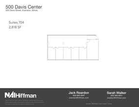500 Davis St, Evanston, IL à louer Plan d’étage– Image 1 sur 1