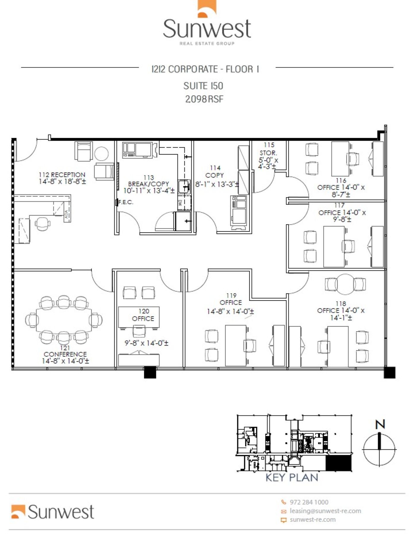 1212 Corporate Dr, Irving, TX à louer Plan d’étage– Image 1 sur 1