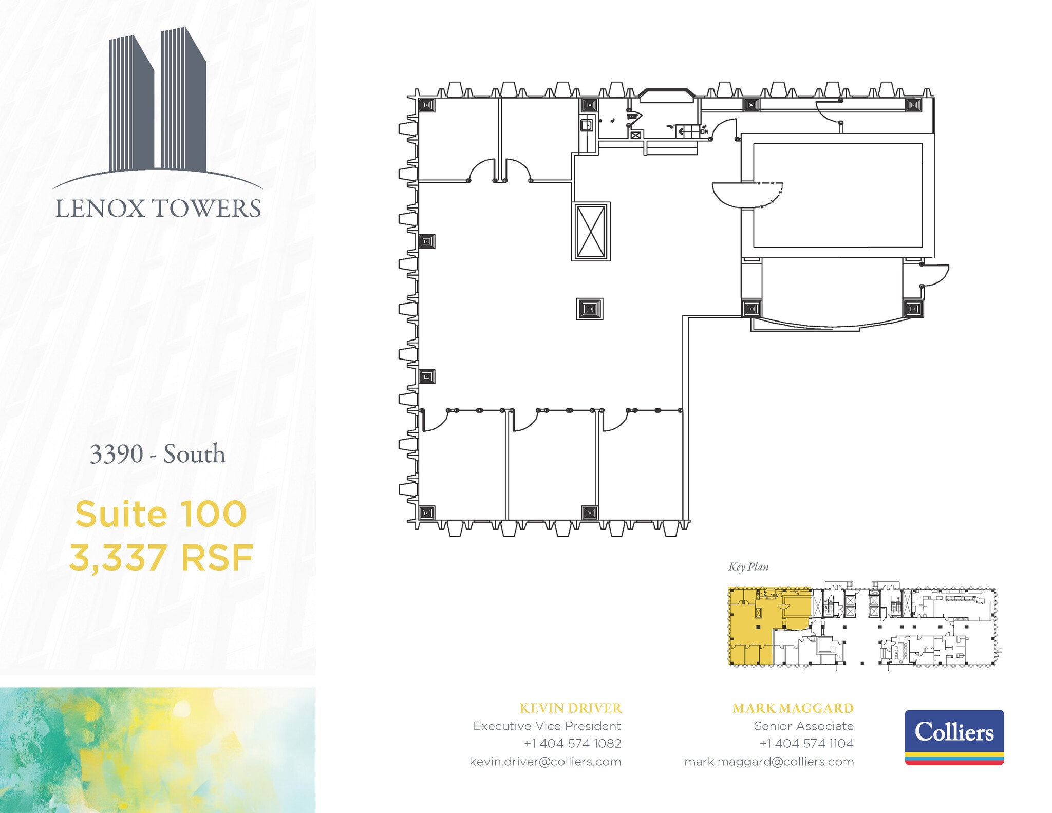 3400 Peachtree Rd NE, Atlanta, GA à louer Plan d’étage– Image 1 sur 1