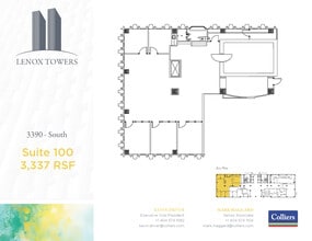 3400 Peachtree Rd NE, Atlanta, GA à louer Plan d’étage– Image 1 sur 1
