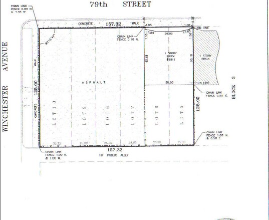 1911-1925 W 79th St, Chicago, IL à vendre - Plan cadastral – Image 2 sur 3