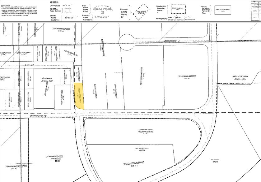 2513 E Union Bower Rd, Irving, TX à louer - Plan cadastral – Image 2 sur 24
