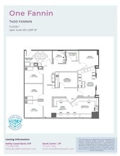 7400 Fannin St, Houston, TX à louer Plan d’étage– Image 1 sur 1