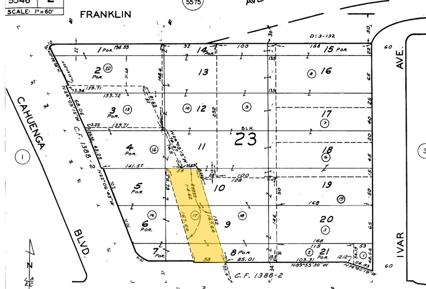 6383 Yucca St, Los Angeles, CA à vendre - Plan cadastral – Image 3 sur 4