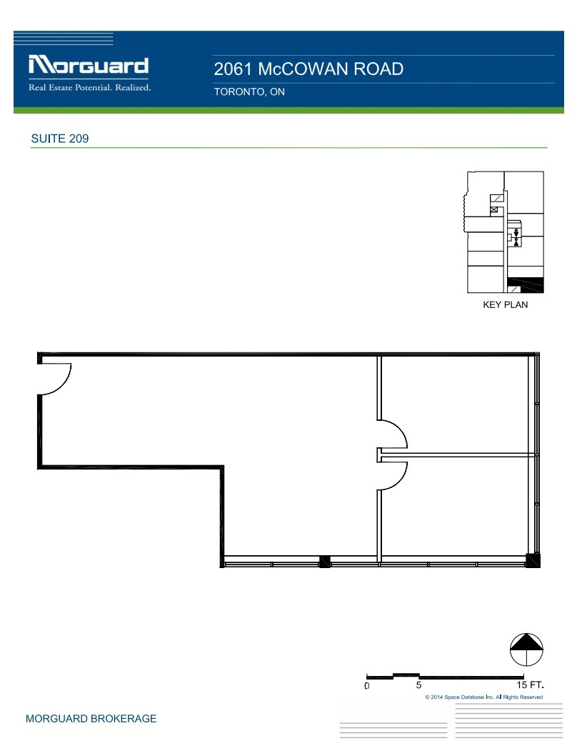 2041-2071 Mccowan Rd, Toronto, ON à louer Plan d’étage– Image 1 sur 1