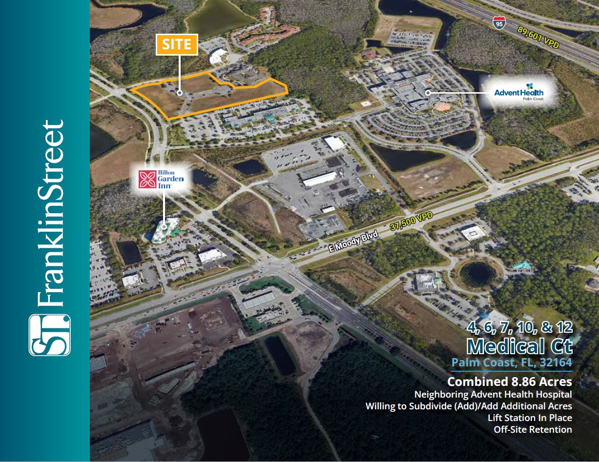 4, 6, 7, 10, & 12 Medical Ct, Palm Coast, FL à vendre Photo de l’immeuble– Image 1 sur 8