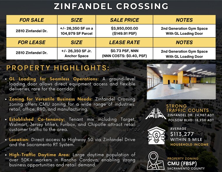 2810 Zinfandel Dr, Rancho Cordova, CA à vendre - Photo de l’immeuble – Image 2 sur 26