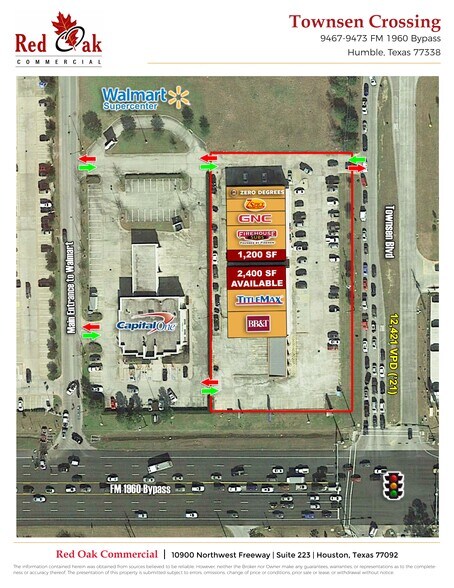 9461-9467 FM 1960, Humble, TX à louer - Plan de site – Image 2 sur 2
