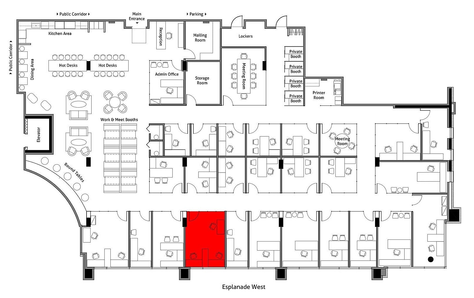 252 W Esplanade, North Vancouver, BC à louer Plan d’étage– Image 1 sur 2