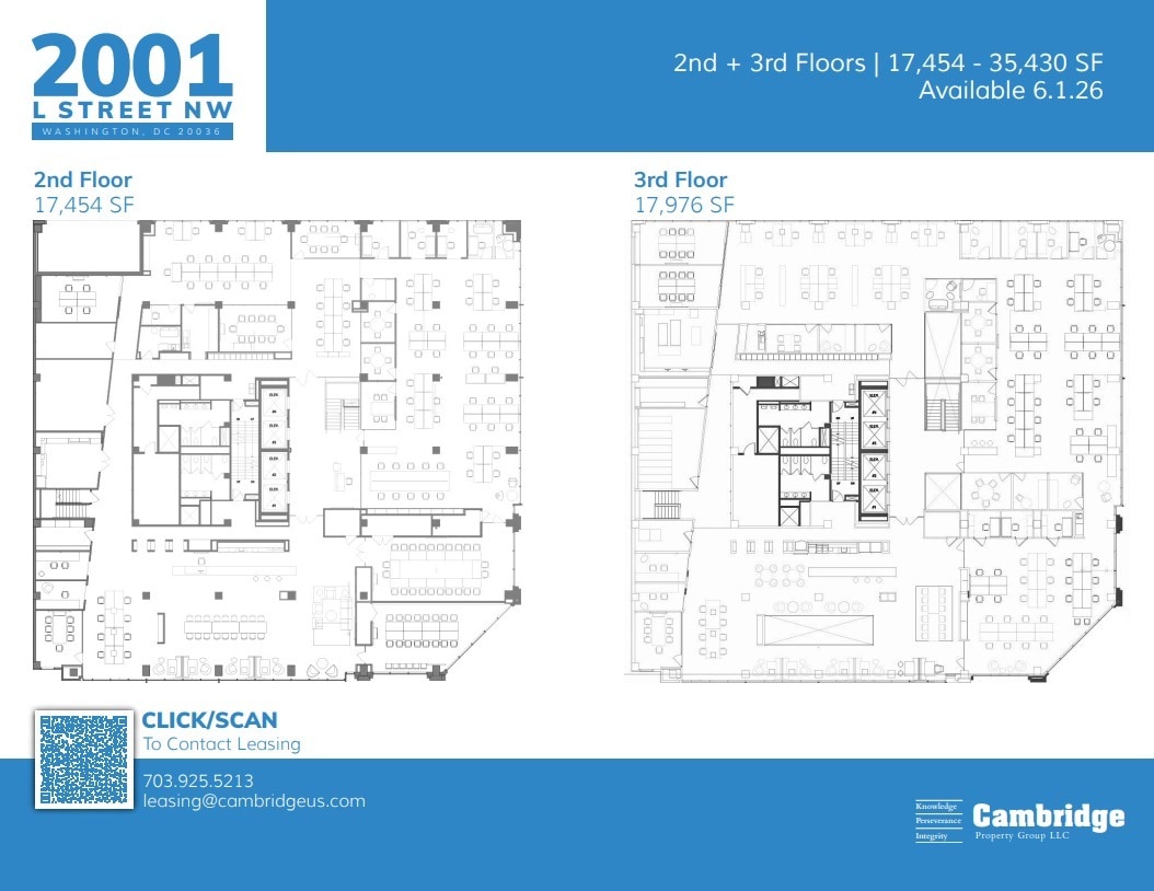 2001 L St NW, Washington, DC à louer Plan d’étage– Image 1 sur 9