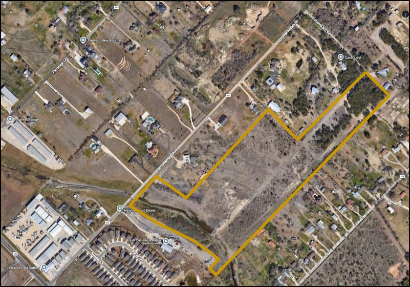190 Schumanns Beach Rd, New Braunfels, TX à vendre - Aérien – Image 3 sur 3