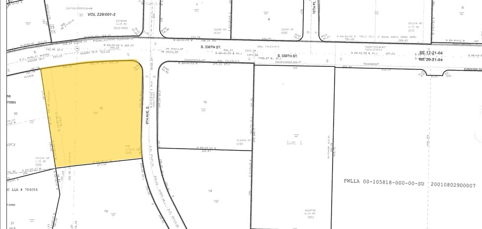 33623-33639 9th Ave S, Federal Way, WA à louer - Plan cadastral – Image 2 sur 2
