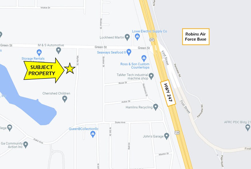 515 Myrtle St, Warner Robins, GA à vendre - Photo de l’immeuble – Image 2 sur 5