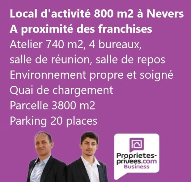 Local d'activités dans Nevers à vendre - Photo de l’immeuble – Image 1 sur 4