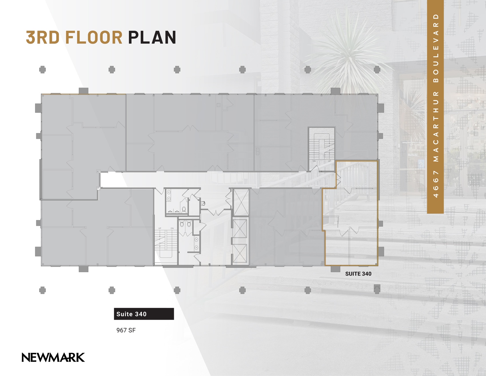 4667 MacArthur Blvd, Newport Beach, CA à louer Plan d’étage– Image 1 sur 2
