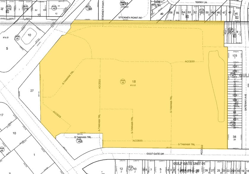 6507-6535 S Tamiami Trl, Sarasota, FL à louer - Plan cadastral – Image 2 sur 12