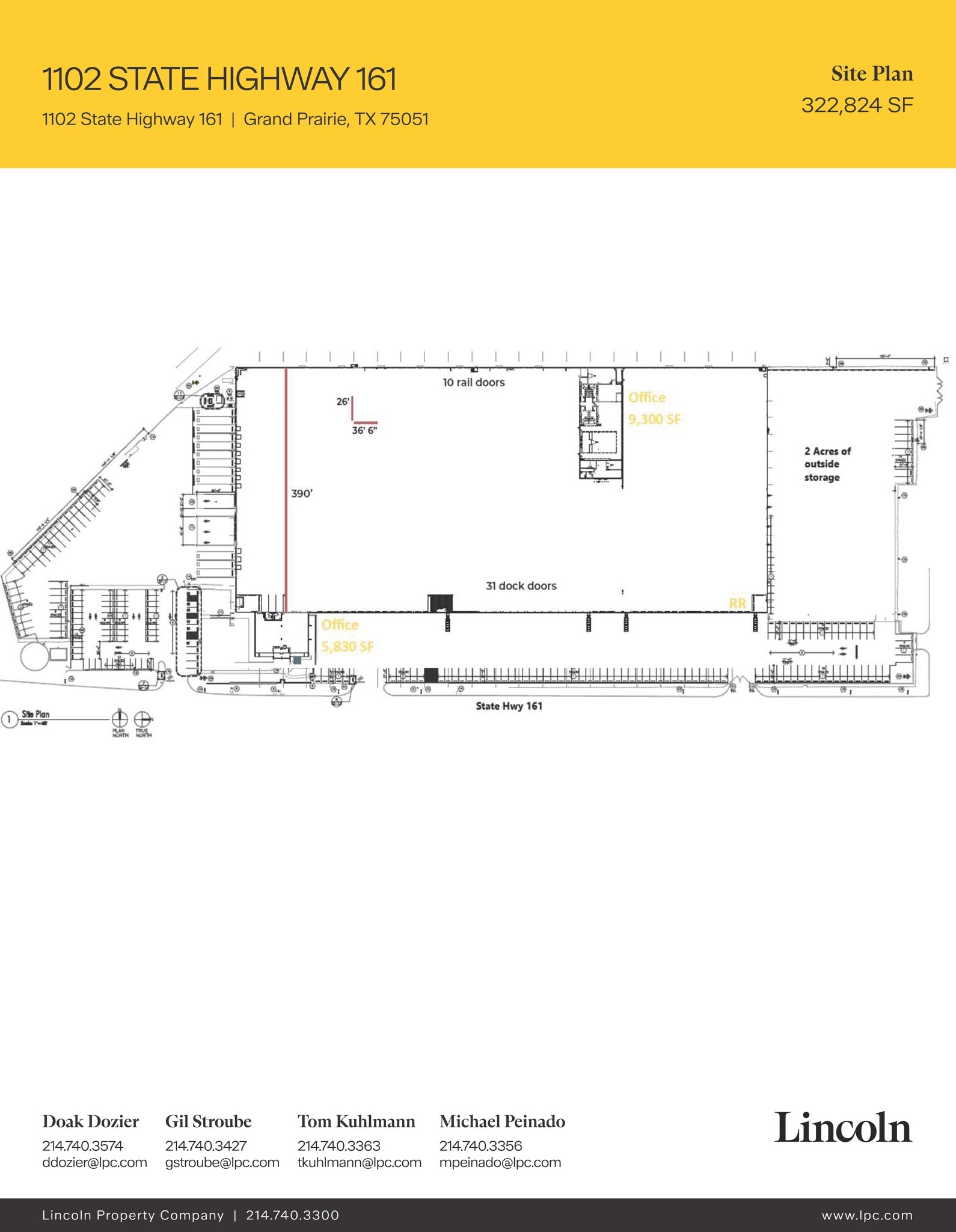 1102 State Highway 161, Grand Prairie, TX à louer Plan d’étage– Image 1 sur 1