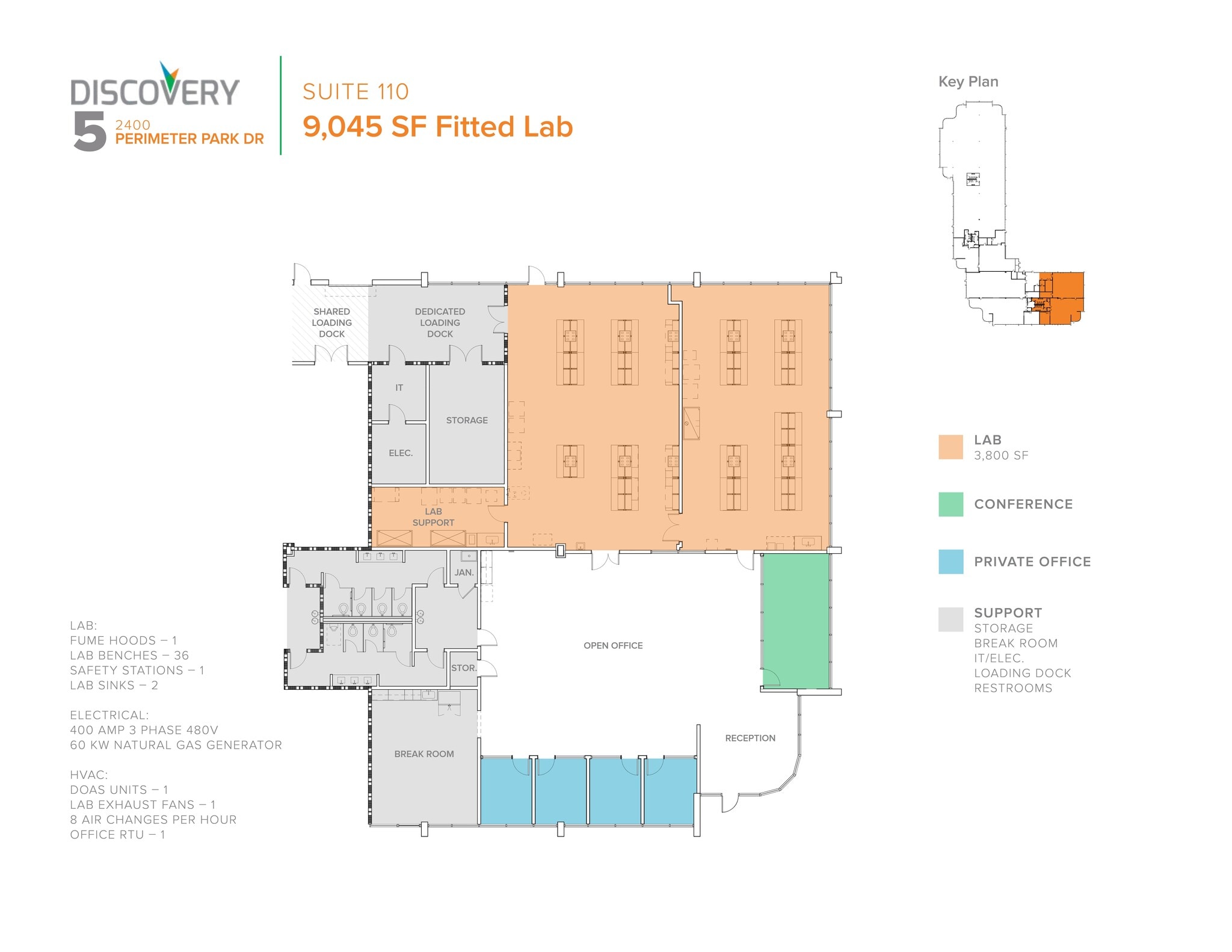 5151 McCrimmon Pky, Morrisville, NC à louer Plan de site– Image 1 sur 1