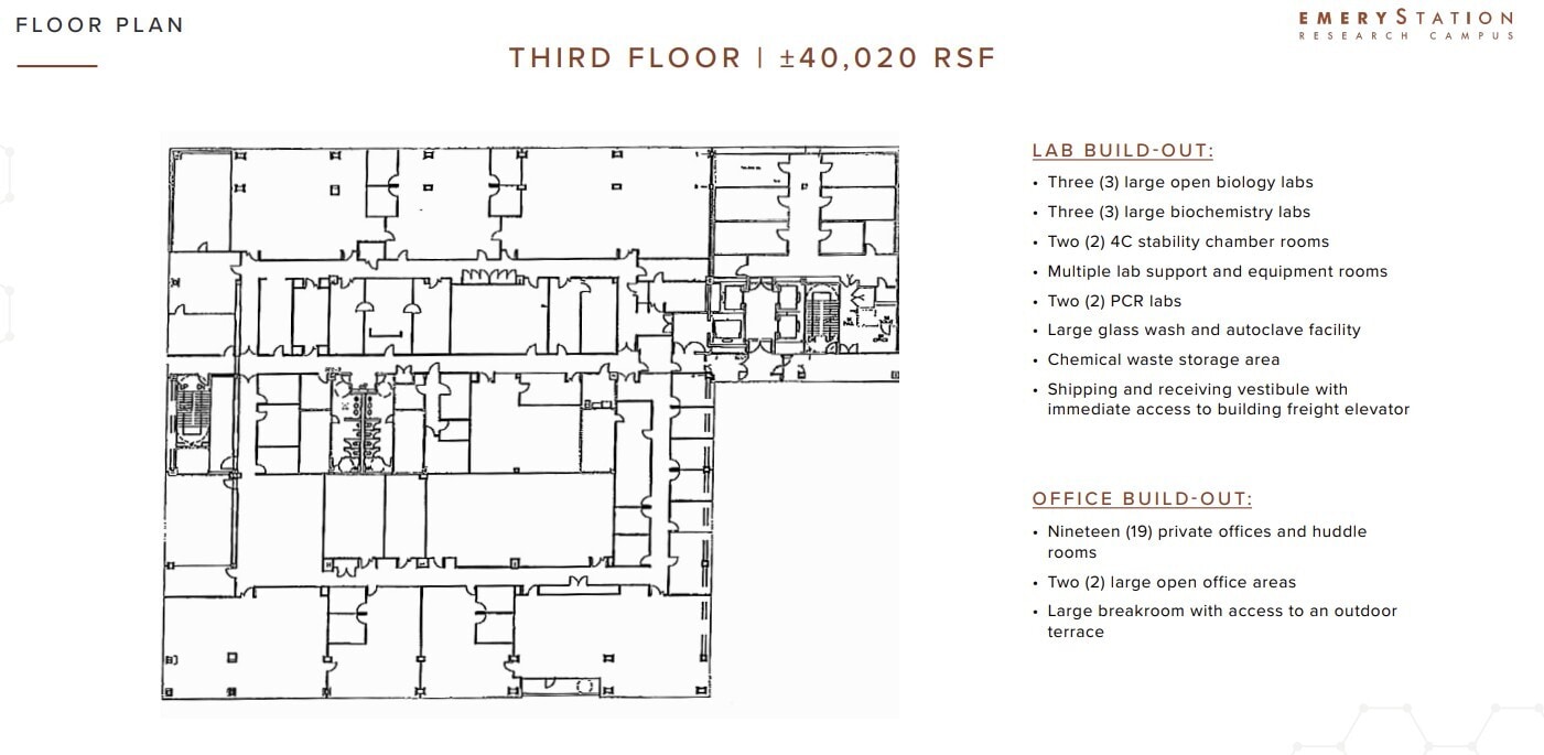 5885 Hollis St, Emeryville, CA à louer Plan d’étage– Image 1 sur 1