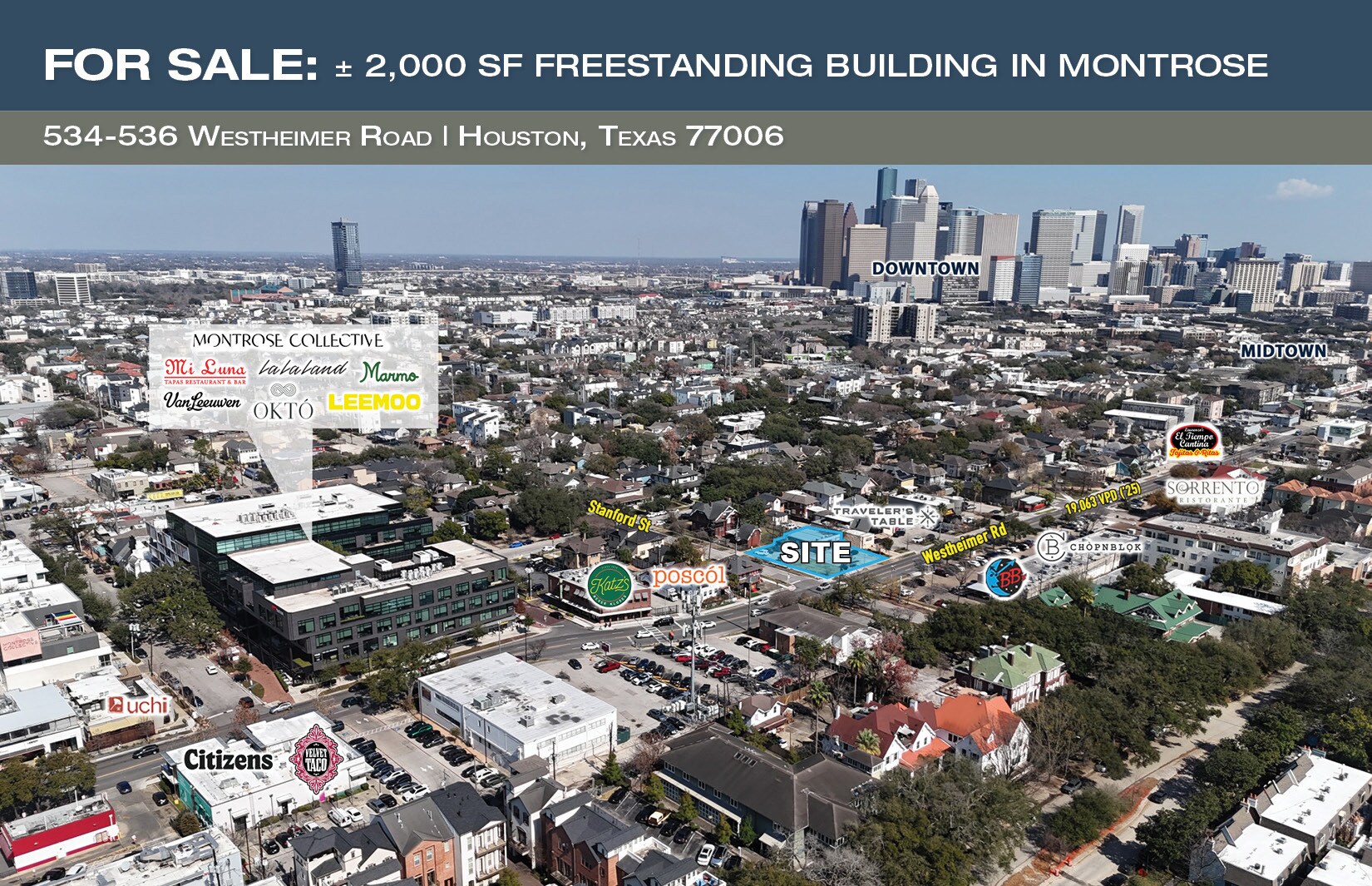 534 Westheimer Rd, Houston, TX à vendre Photo principale– Image 1 sur 7