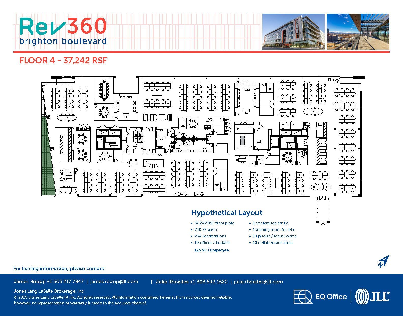3600 Brighton Blvd, Denver, CO à louer Plan d’étage– Image 1 sur 2