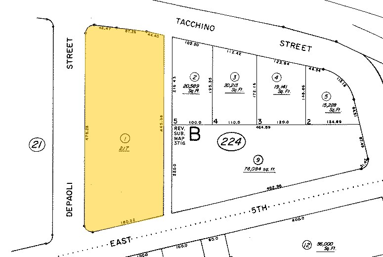 2401 E 5th St, Reno, NV à louer - Plan cadastral – Image 2 sur 10