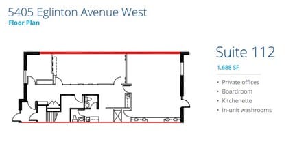 5397 Eglinton Ave W, Toronto, ON à louer Plan d’étage– Image 1 sur 1